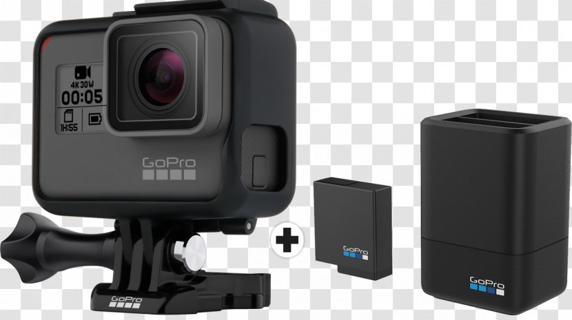 GoPro HERO5 Black Action Camera 4K Resolution HERO6 Transparent PNG