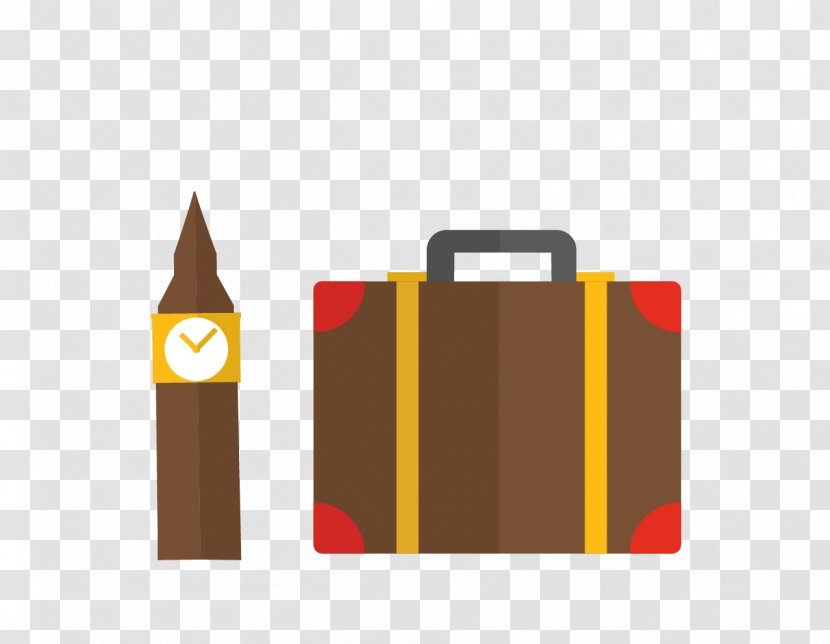 Suitcase Marketing - Yellow Transparent PNG