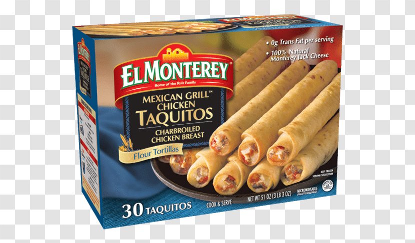 Taquito American Cuisine Ruiz Foods Corn Tortilla - Snack - Restaurant Menu Prices Transparent PNG