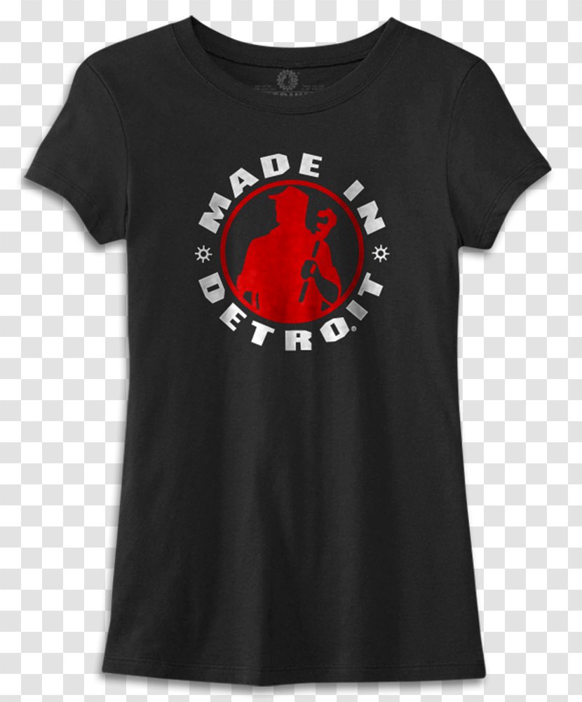 Printed T-shirt Detroit Hoodie - Raglan Sleeve Transparent PNG