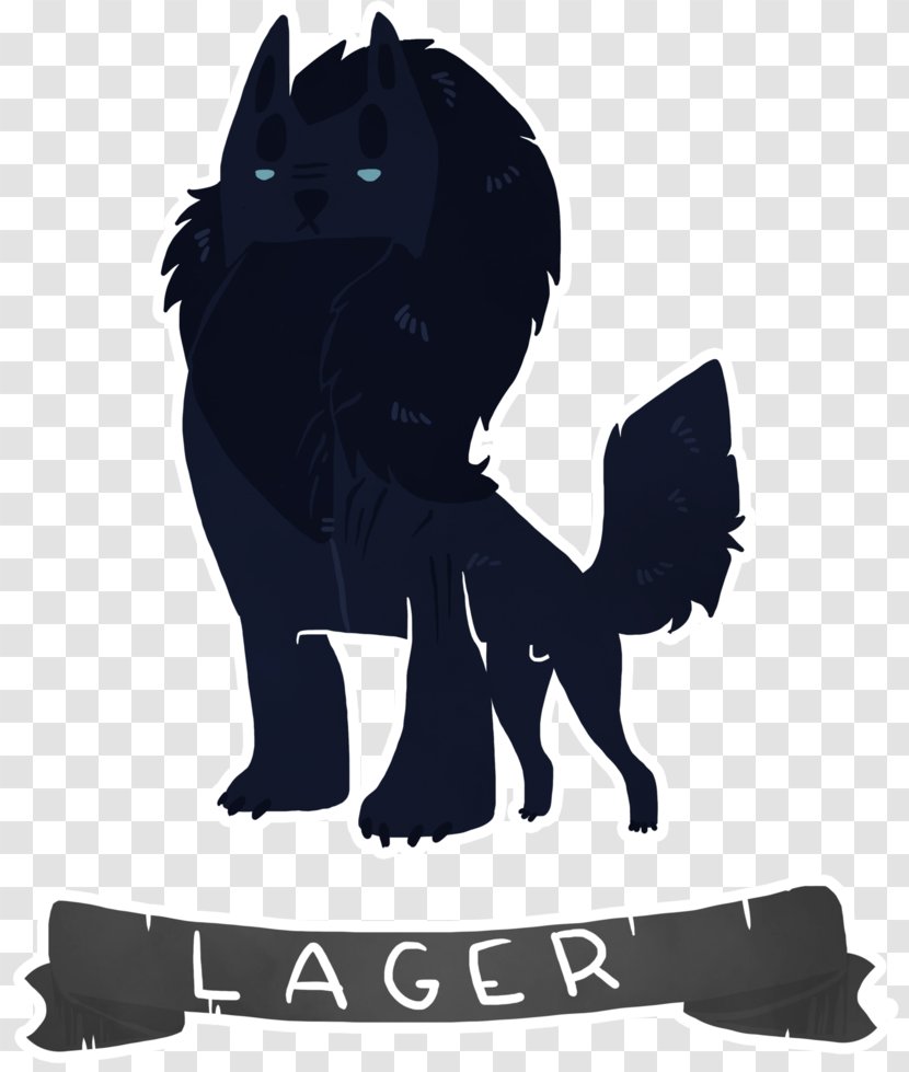 Cat Dog Logo Canidae Silhouette - Black Transparent PNG