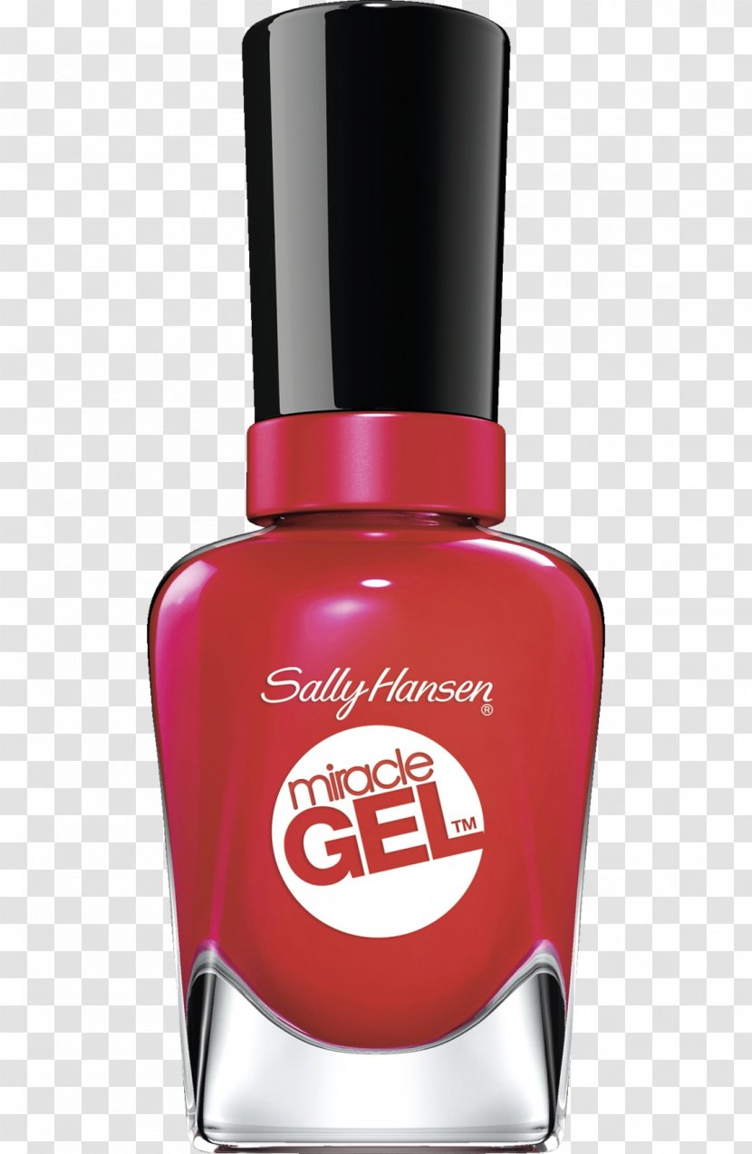 Nail Polish Sally Hansen Miracle Gel Manicure Nails Cosmetics - Red Transparent PNG