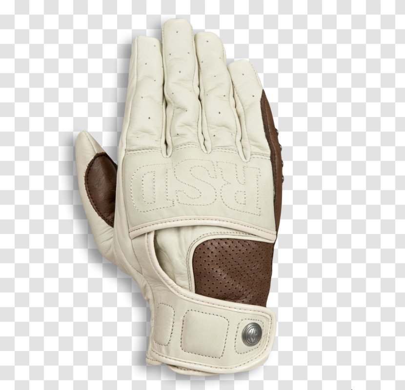 Motorcycle Racer Lacrosse Glove Leather - Velcro Transparent PNG