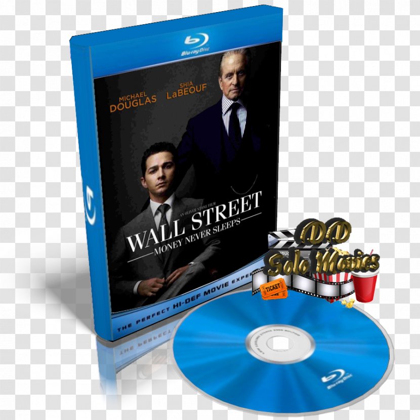 Compact Disc Wall Street DVD Brand - Money Never Sleeps Transparent PNG