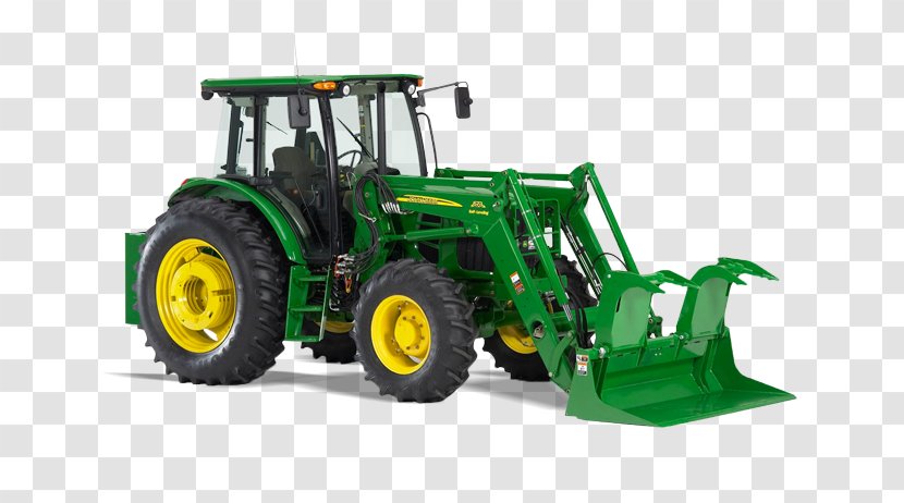 John Deere Loader Agriculture Grapple Heavy Machinery - Demolition - Wheel Tractorscraper Transparent PNG