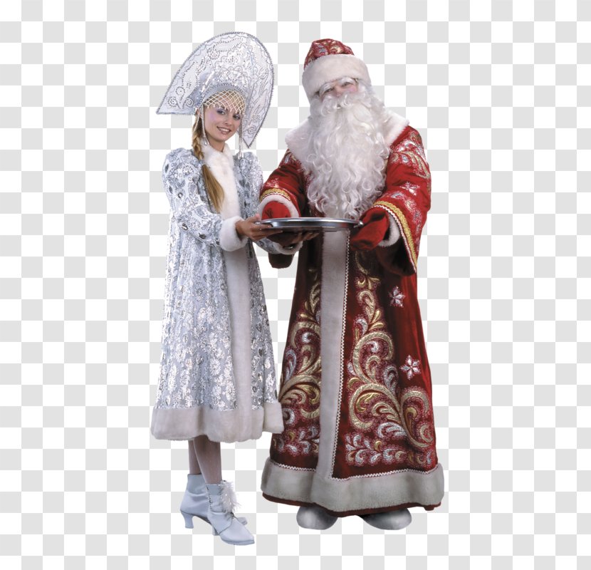 Santa Claus Snegurochka Ded Moroz Christmas Ornament - Dame Tu Cosita Transparent PNG