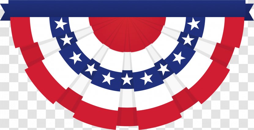 Flag Of The United States Bunting Clip Art Transparent PNG