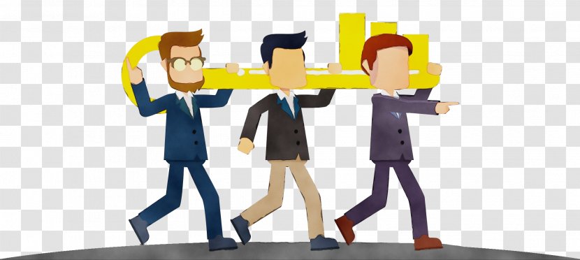 Cartoon Fun Business Animation Animated - Employment Conversation Transparent PNG