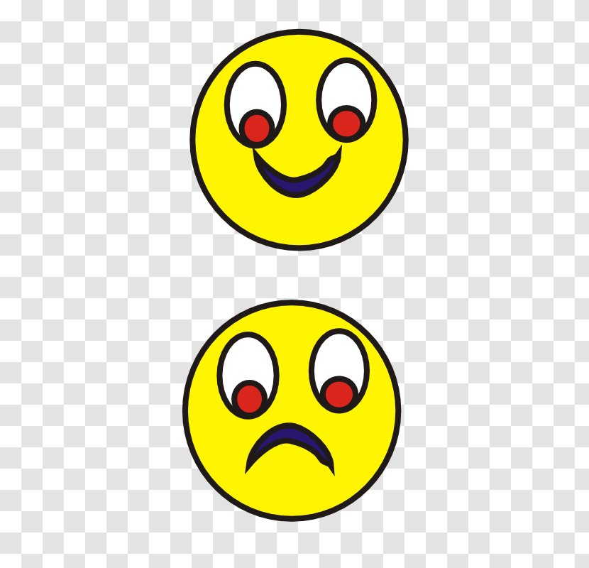 Clip Art Smiley Emoticon Image Sadness - Happy Sad Transparent PNG