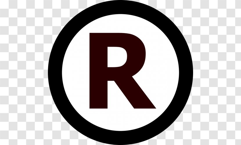 Registered Trademark Symbol Vector Graphics Clip Art - Signage Transparent PNG