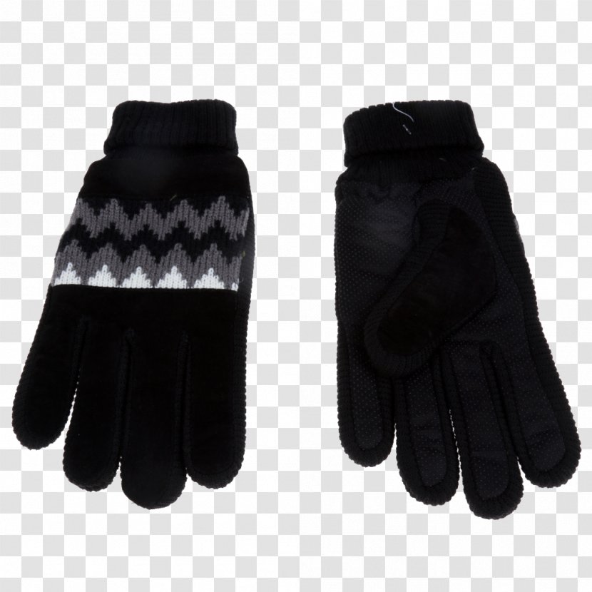 Knitting Glove Wool Jacquard - Black Knit Gloves Transparent PNG