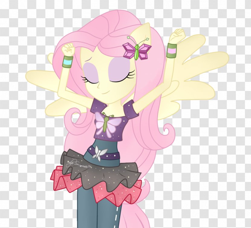 Fluttershy Rarity Pinkie Pie Twilight Sparkle Pony - Heart - Equestria Girls Transparent PNG