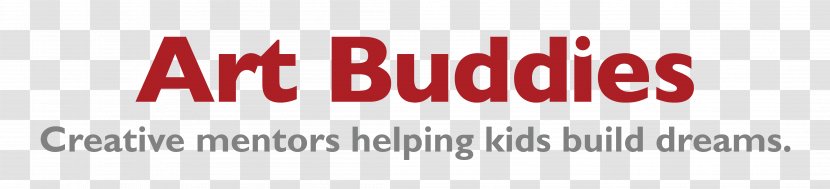 Art Buddies Logo True Talent Group Marketing - Red - Oneline Transparent PNG