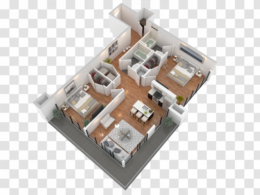 Studio Apartment House Renting Bedroom - Occupancy Transparent PNG
