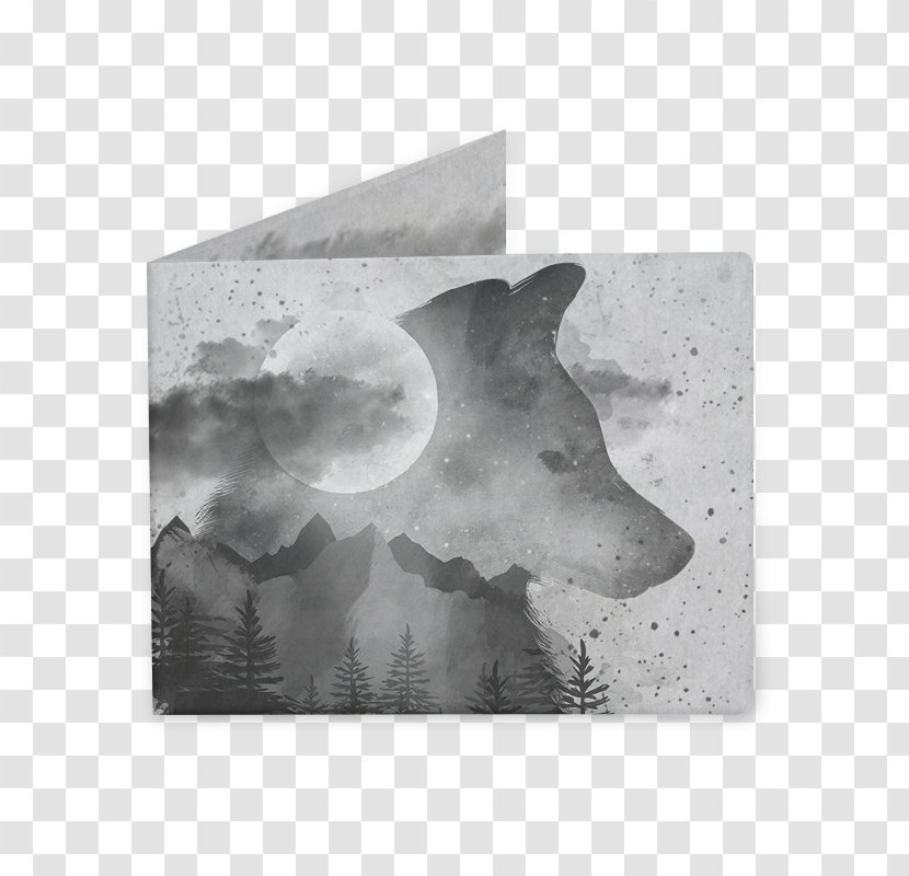 Gray Wolf Supermoon January 2018 Lunar Eclipse Full Moon - Carnivora - The And Transparent PNG