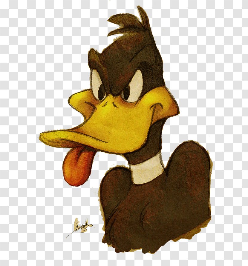 Daffy Duck Donald Cartoon - Ducks Geese And Swans Transparent PNG