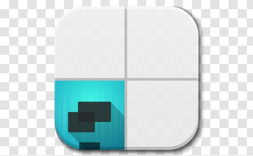 Blue Square Angle Brand - Workspace - Apps Switcher Left Bottom Transparent PNG