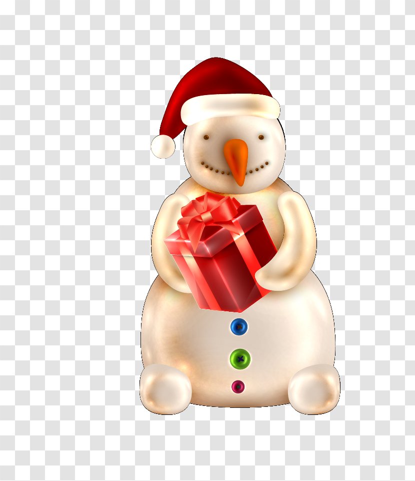 Snowman Clip Art - Figurine - Cartoon Santa Claus Pattern Transparent PNG