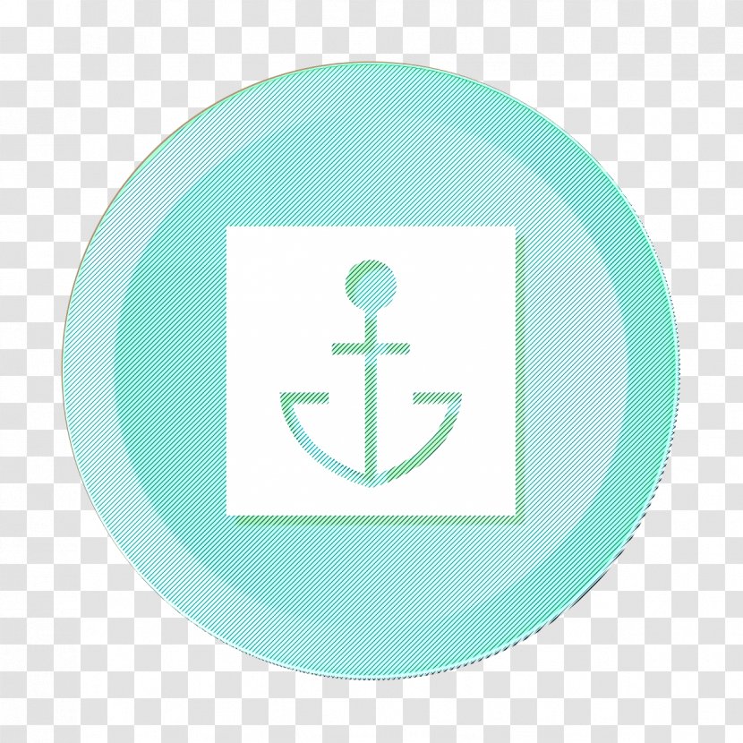 Anchor Icon Boat Marine - Tattoo - Electric Blue Label Transparent PNG