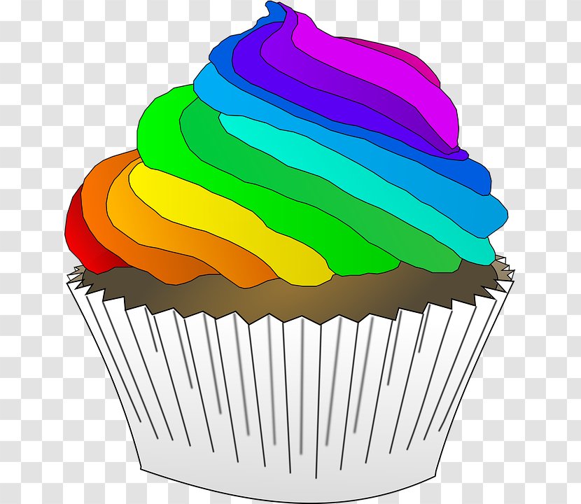 Cupcake Frosting & Icing Muffin Donuts Clip Art - Baking Cup - Sprinkles Transparent PNG