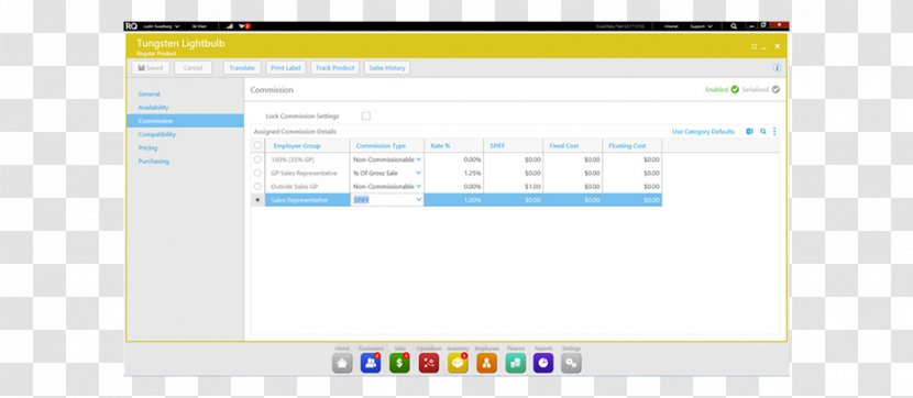 Web Page Computer Program Screenshot Line - Yellow - Inventory Management Software Transparent PNG