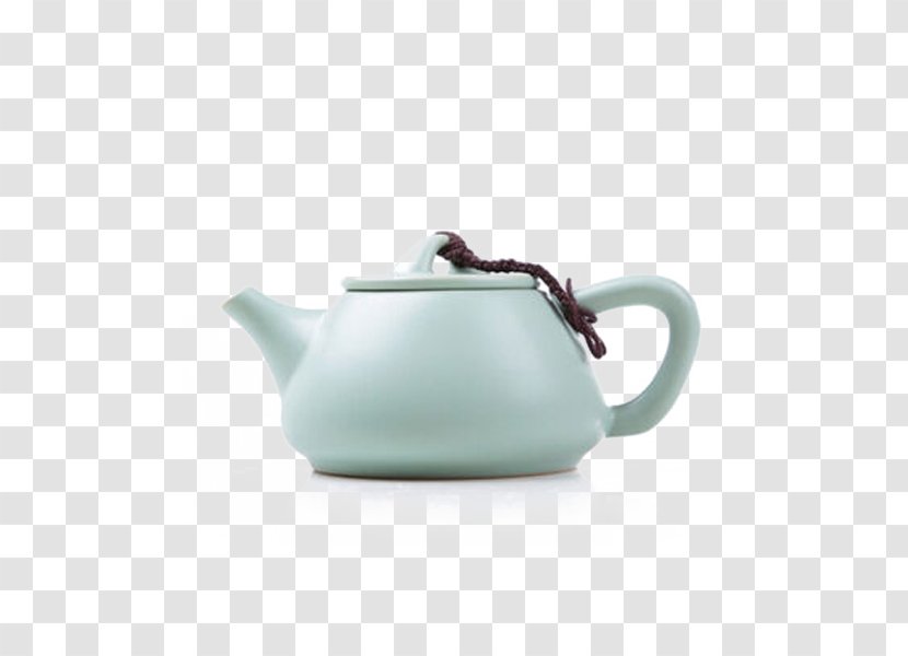 Longquan Celadon Teapot Kettle Ceramic - Mug - Ru Stone Scoop Single Small PotStone Pot Transparent PNG