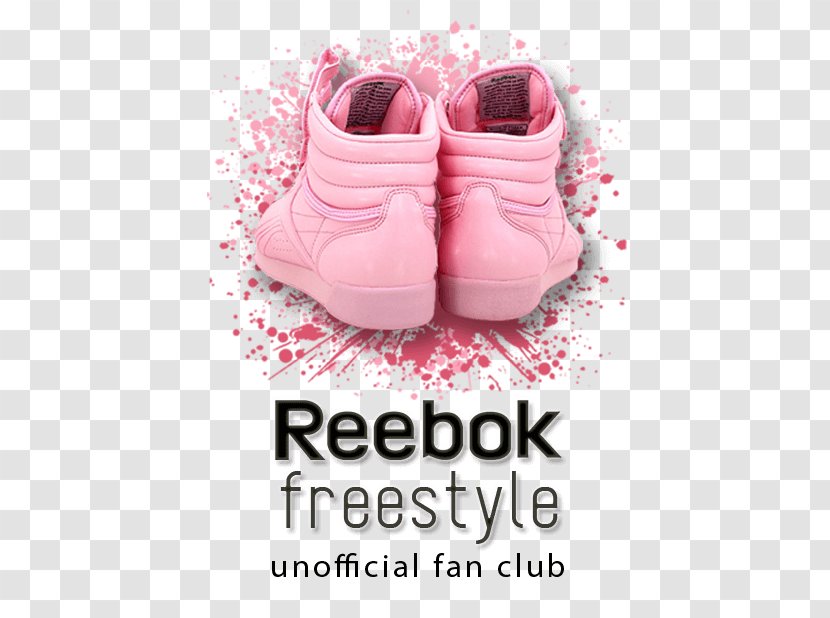Sneakers Reebok Freestyle Shoe Classic - Magenta Transparent PNG