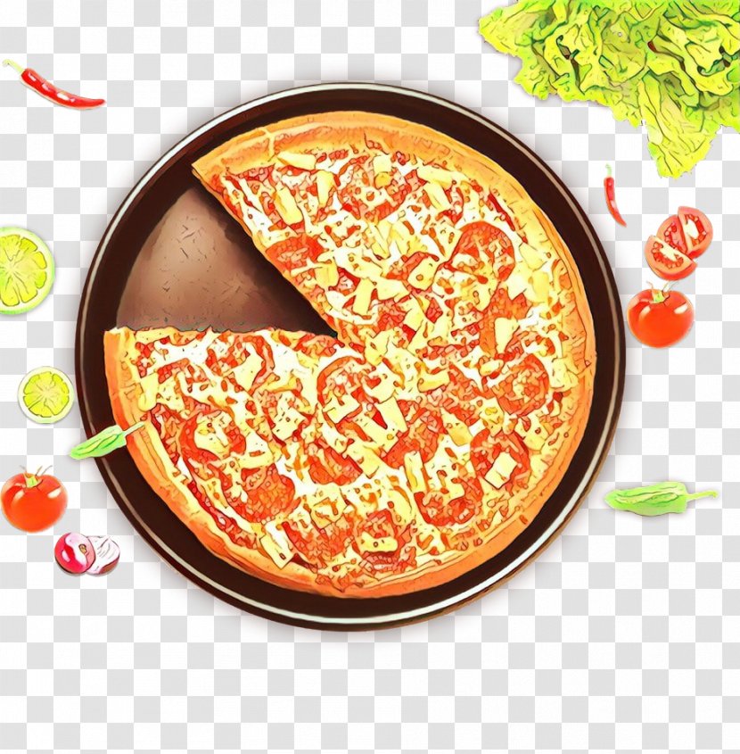 Dish Food Cuisine Ingredient Pepperoni - Recipe - Fast Pizza Transparent PNG