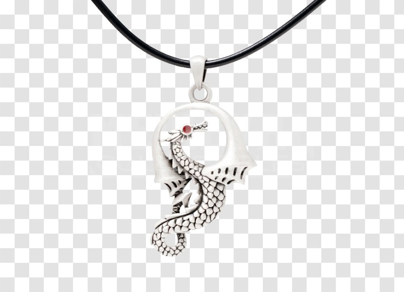 Charms & Pendants Necklace Silver Jewellery Gemstone - Dragon Transparent PNG