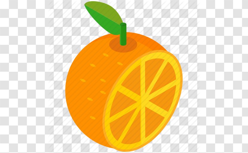 Navel Orange Citrus Xd7 Sinensis Fruit Icon - Calabaza - Cartoon Transparent PNG