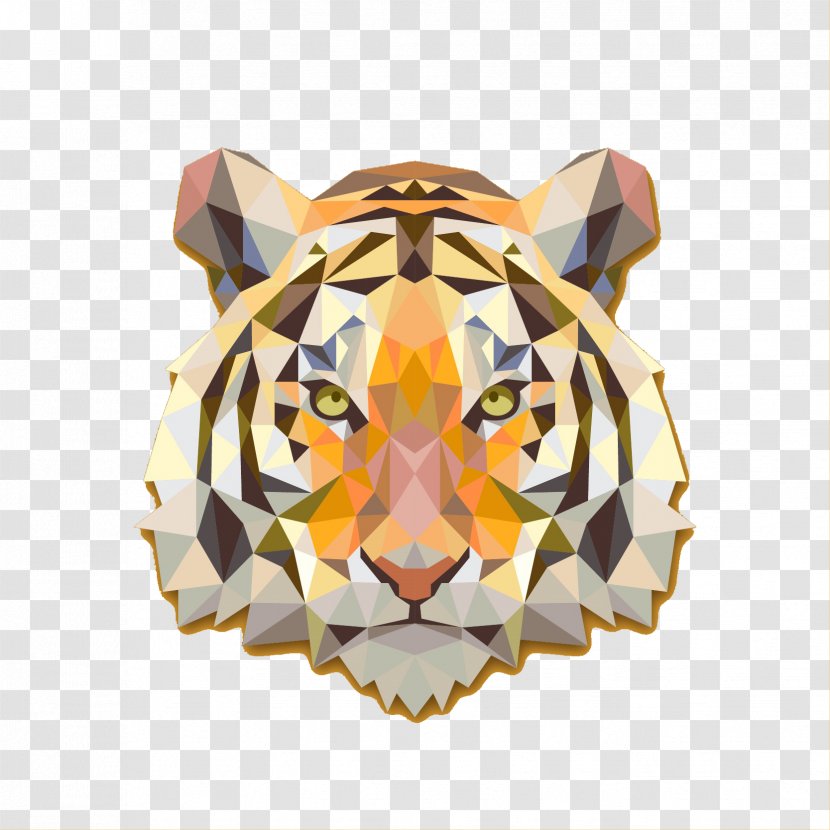 Tiger Cat Paper Bumper Sticker Transparent PNG