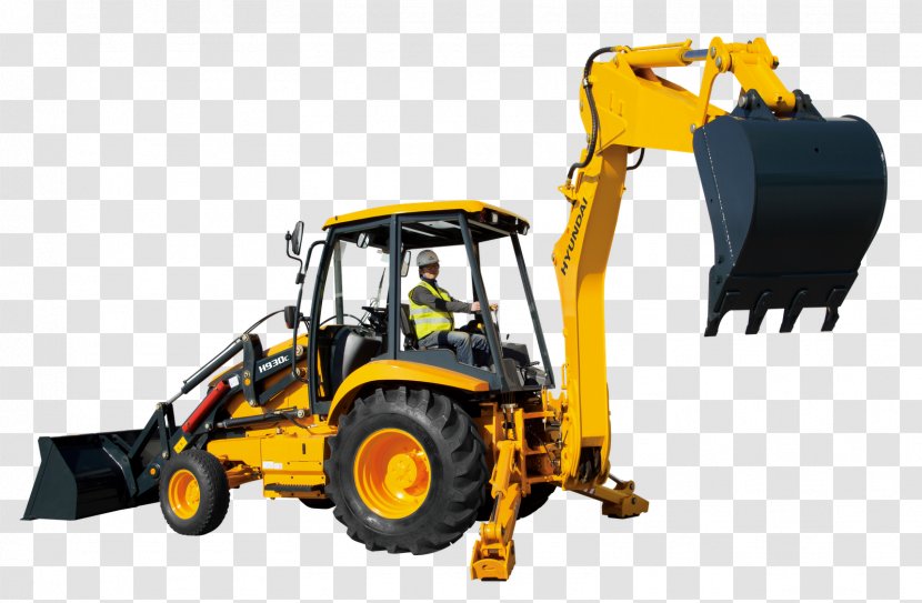 Backhoe Loader Heavy Machinery Architectural Engineering - Excavator Transparent PNG