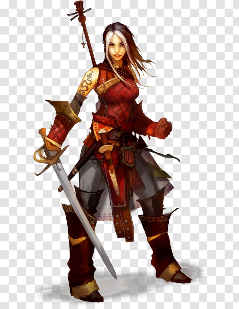 Pathfinder Roleplaying Game Dungeons & Dragons Paizo Publishing Bard Role-playing - Cold Weapon - Woman Warrior Transparent PNG
