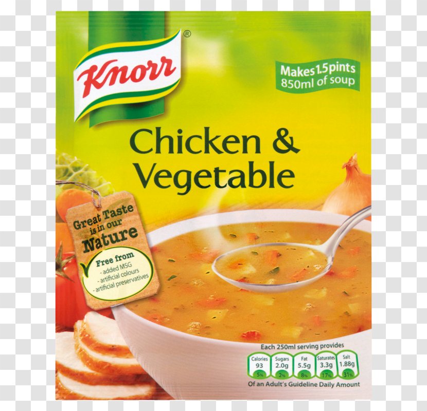 Gravy Knorr Food Vegetarian Cuisine Sauce - Recipe - Vegetable Soup Transparent PNG