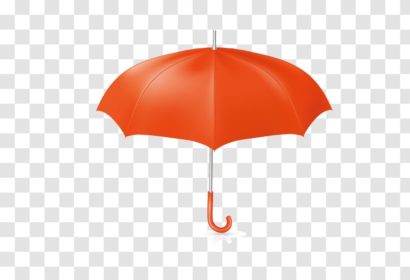 Red Umbrella - Orange Transparent PNG