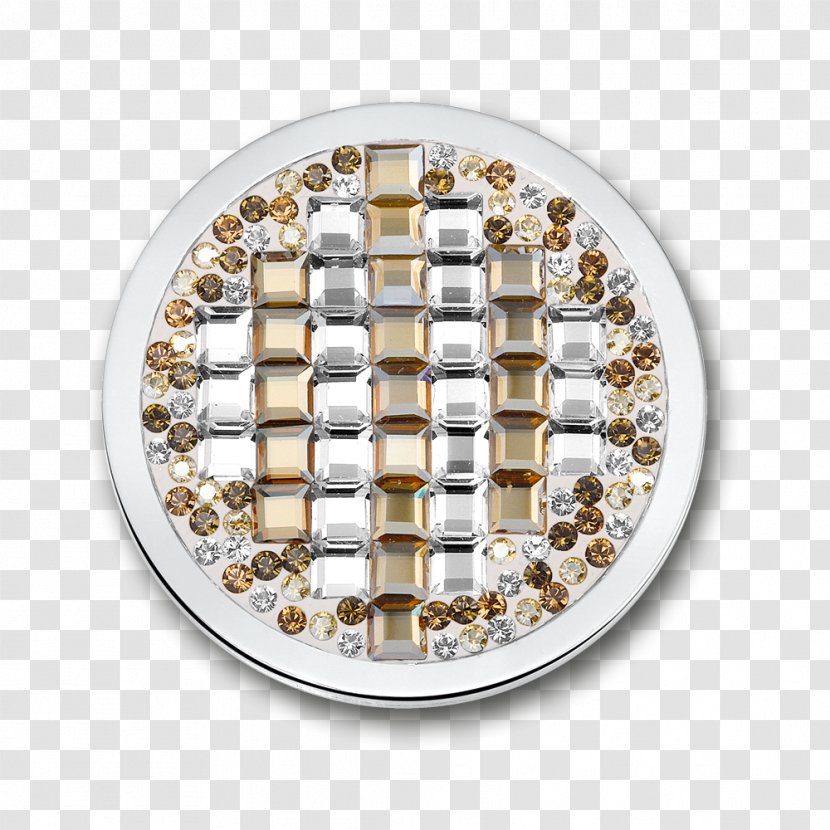 Champagne Swarovski AG Jewellery Coin Crystal - Rhythm Transparent PNG