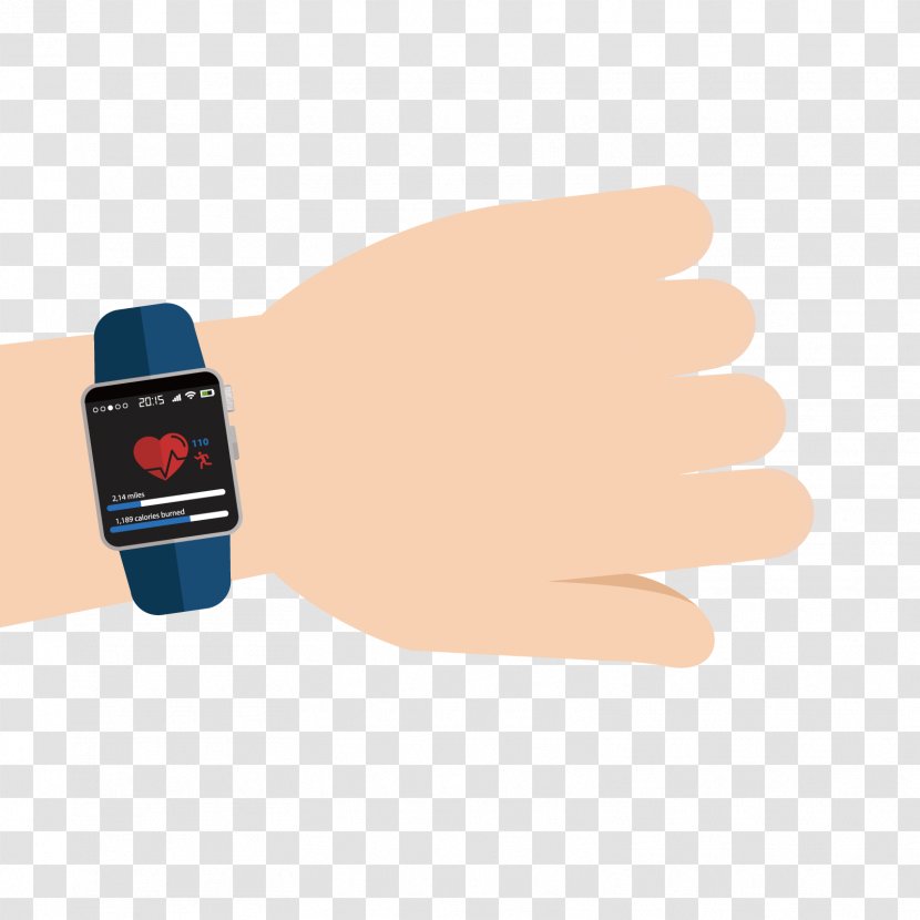 Euclidean Vector - Electrocardiography - Heartbeat Watch Transparent PNG