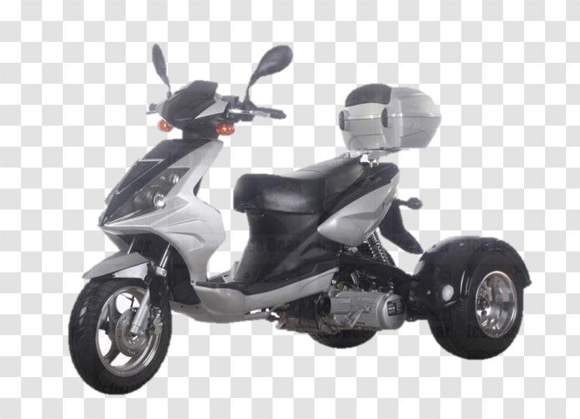 Motorcycle Motorized Tricycle Scooter All-terrain Vehicle Moped - Accessories - Gas Motor Scooters Transparent PNG