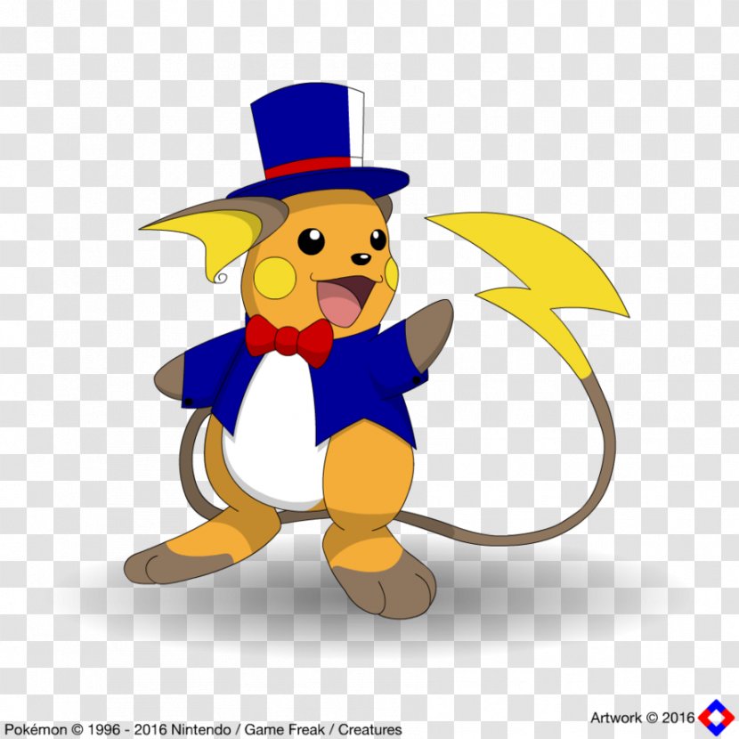 Top Hat Bow Tie Raichu Suit - Necktie Transparent PNG