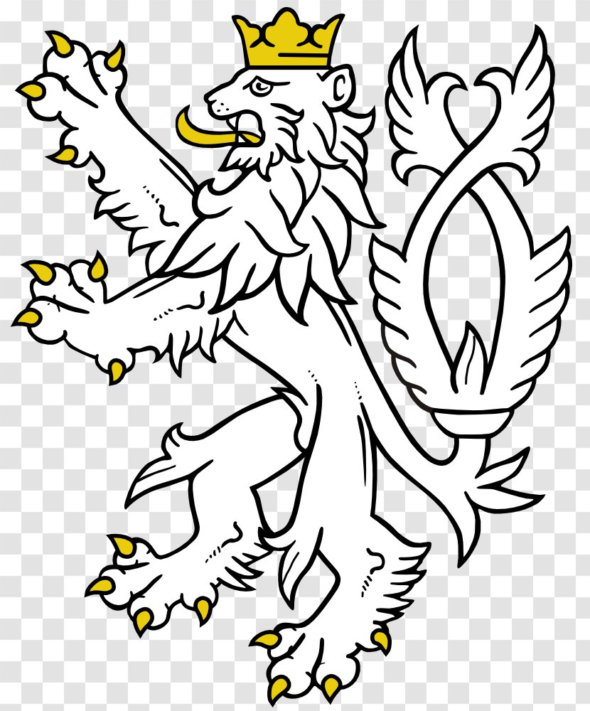Coat Of Arms The Czech Republic Lion Clip Art - Beak - Game Clipart Transparent PNG