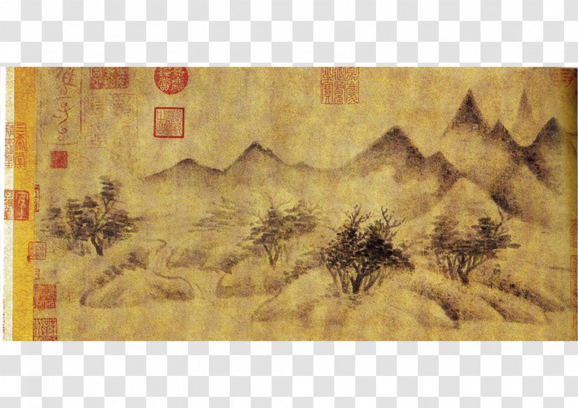 Song Dynasty Landscape Painting Painter Shan Shui - Artist - Hand Guanyin Transparent PNG