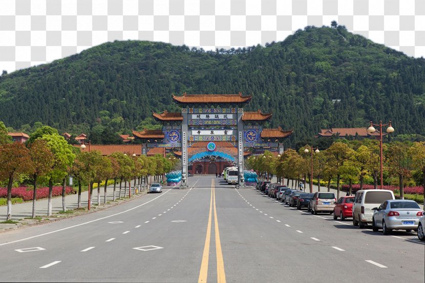 Lingquan Temple U7075u6cc9u5bfa Chu River And Han Street - Architecture - Gate Transparent PNG