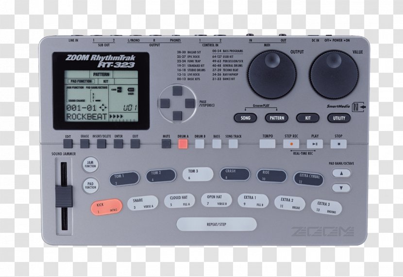 Zoom Corporation Audio Effects Processors & Pedals Drums Drum Machine - Frame - H5 Interface Transparent PNG