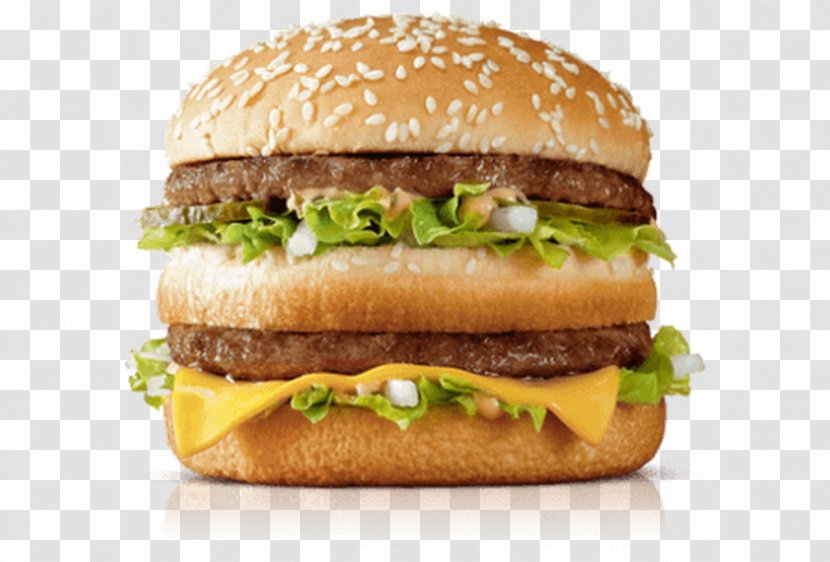 McDonald's Big Mac Hamburger Quarter Pounder Cheeseburger N' Tasty - Salmon Burger Transparent PNG