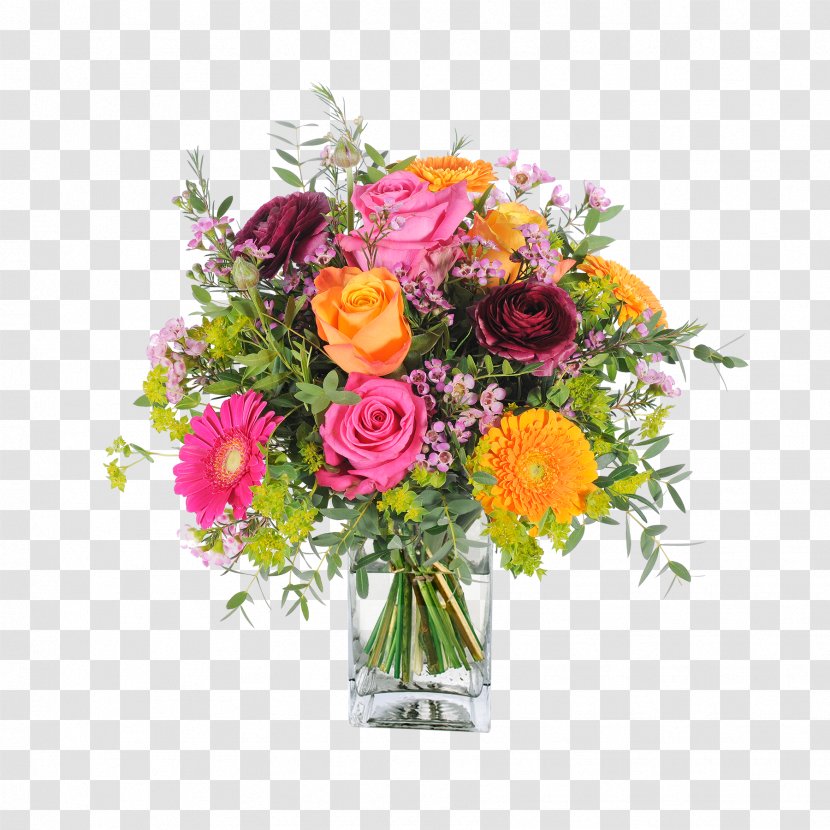 Garden Roses Floral Design Flower Bouquet Floristry - Rose Transparent PNG