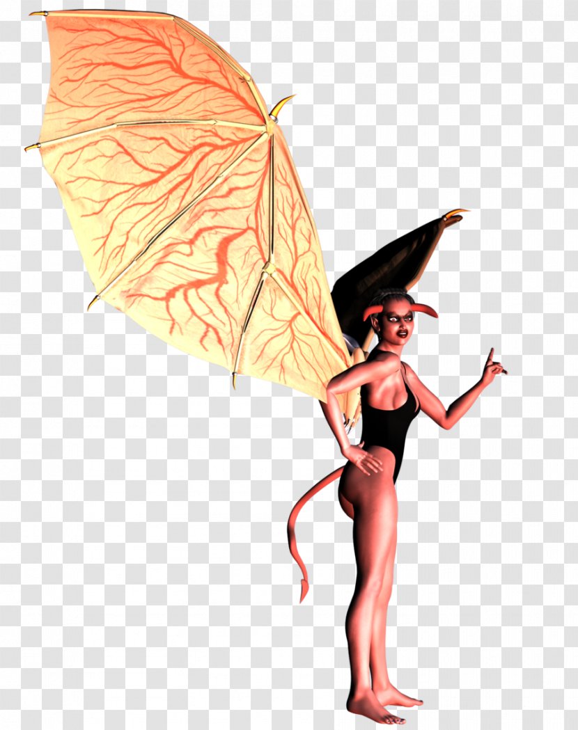 Fairy Illustration Umbrella - Wing - Hell Beast Transparent PNG