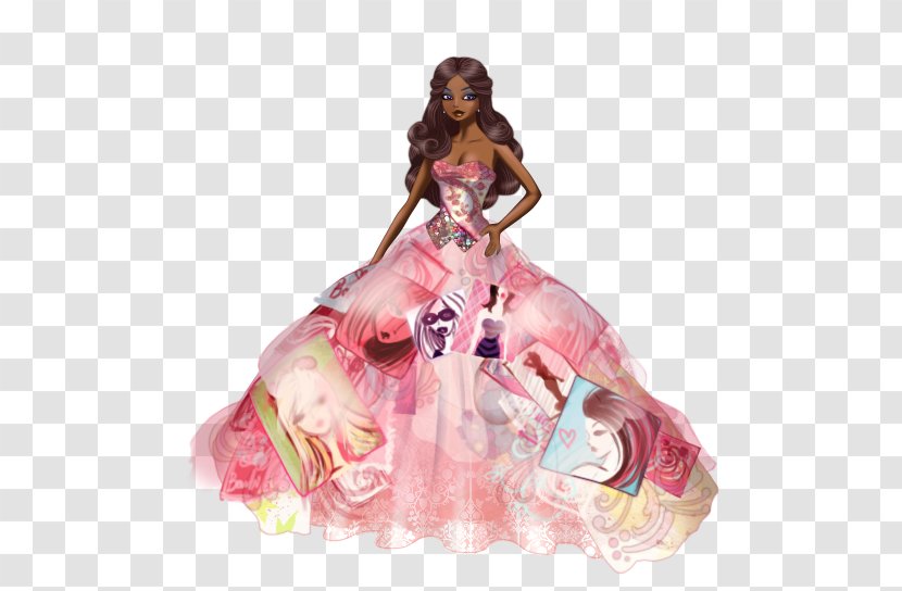 Barbie Pink M Figurine - Doll Transparent PNG