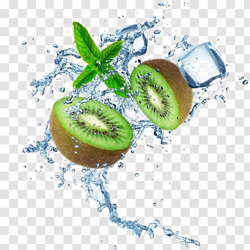 Juice Auglis Kiwifruit Water - Diet Food - Ice Kiwi Transparent PNG