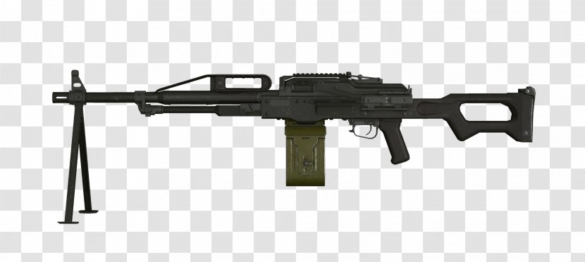 PK Machine Gun PKP Pecheneg Airsoft Guns Weapon Firearm - Tree Transparent PNG