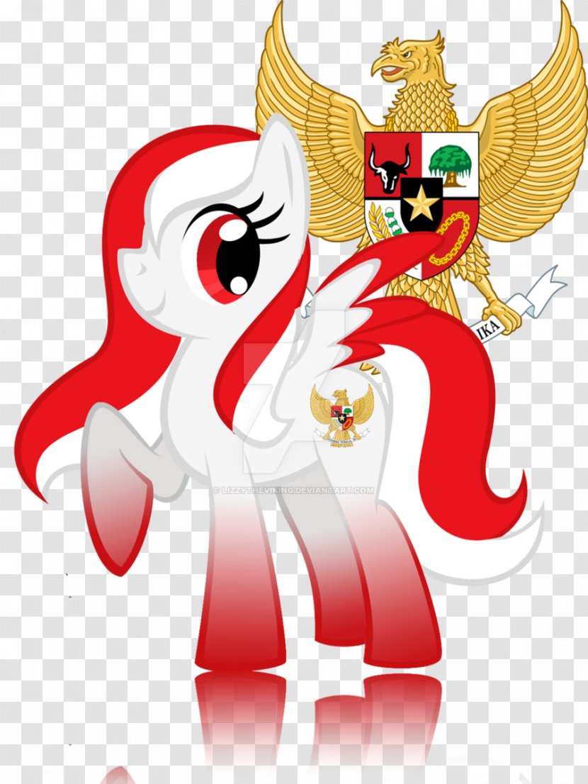 Pony Horse Flag Of Indonesia Indonesian - Heart Transparent PNG